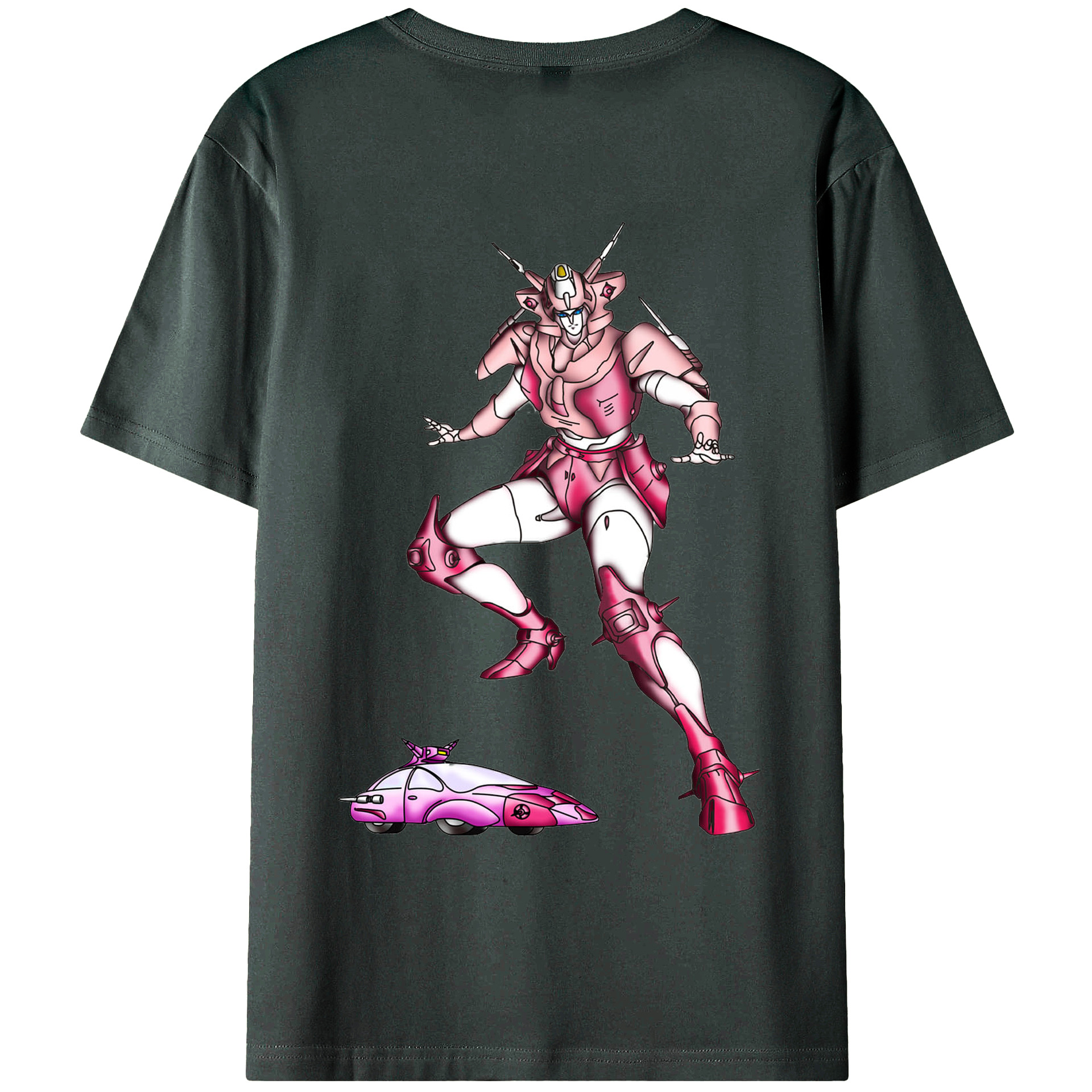 （画像用）  綿100％ メンズ半袖Tシャツ（バックプリント） 通気性
